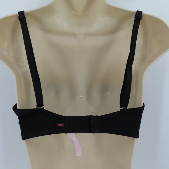PINK Victorias Secret 32DD Wear Everywhere Multiway Push Up Black Bra Underwire - Picture 5 of 15